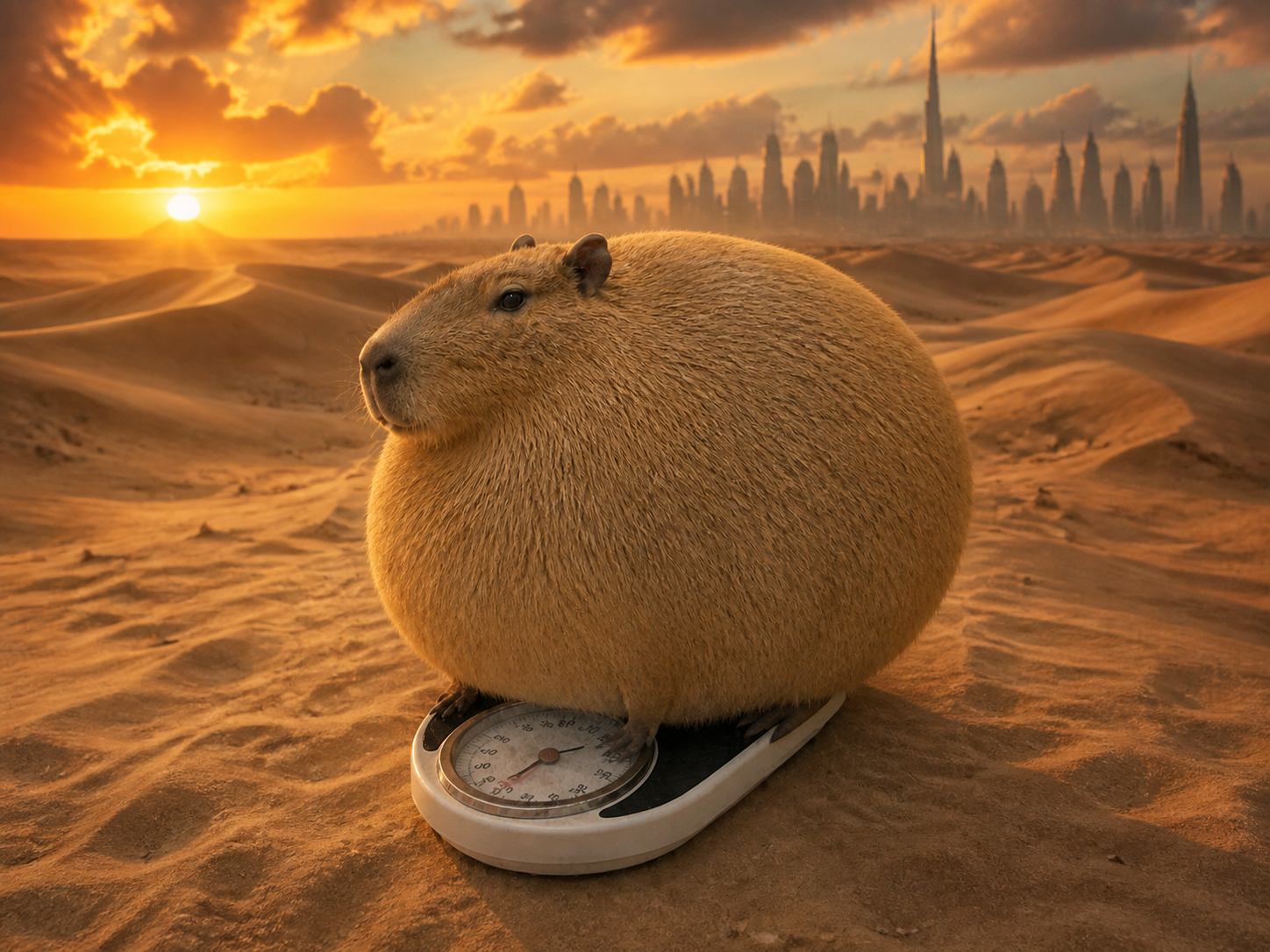 FATBARA on a scale in Dubai