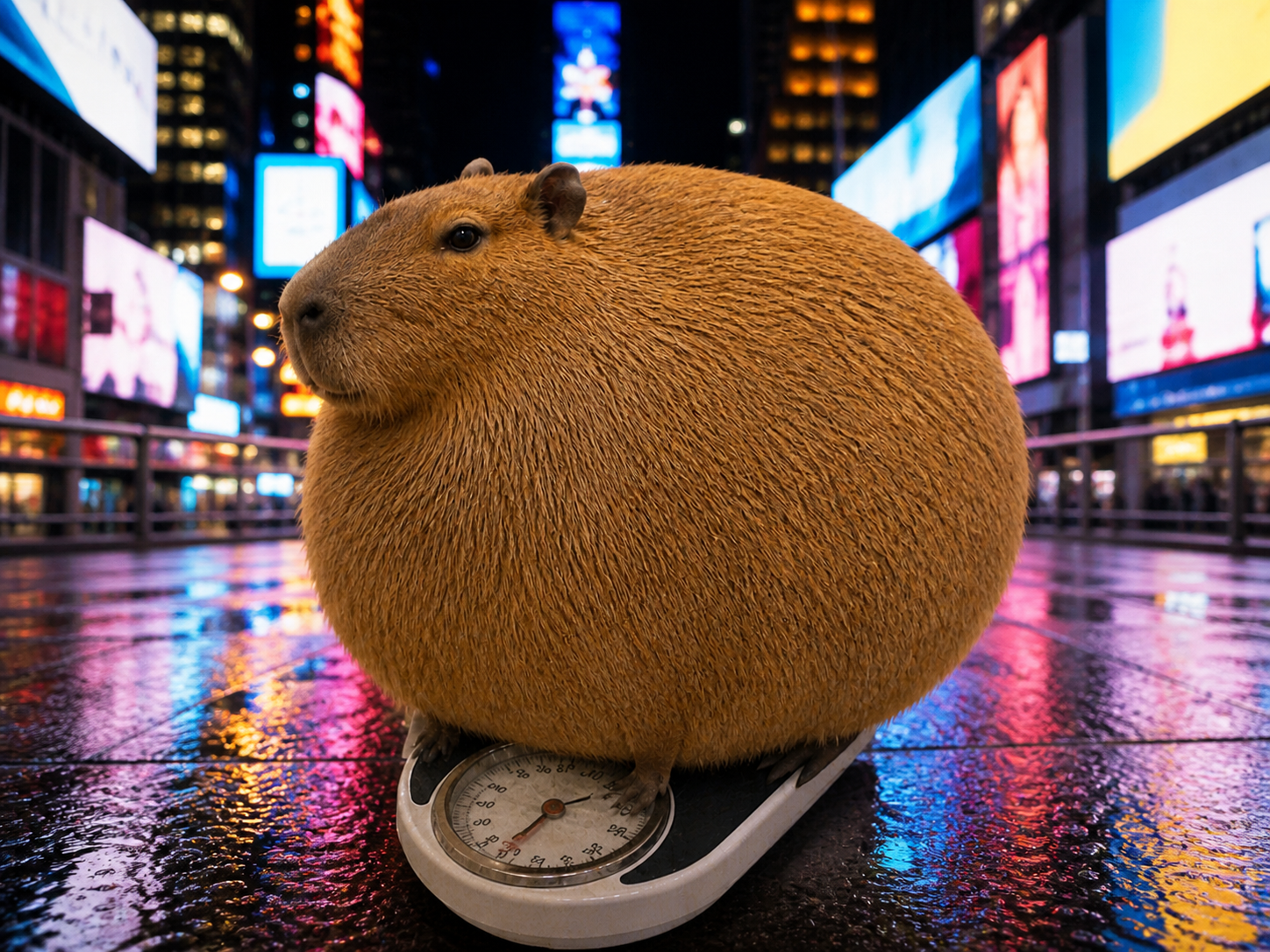 FATBARA on a scale in New York